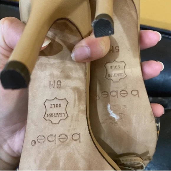 Bebe Size 5 Vintage Y2K Bow Heels - Picture 4 of 6